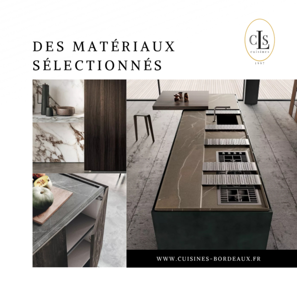 Nous sélectionnons les matériaux